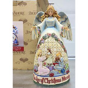 Jim Shore Heartwood Creek 2006 "The Joy Of Christmas Morning" Angel Kids Doll